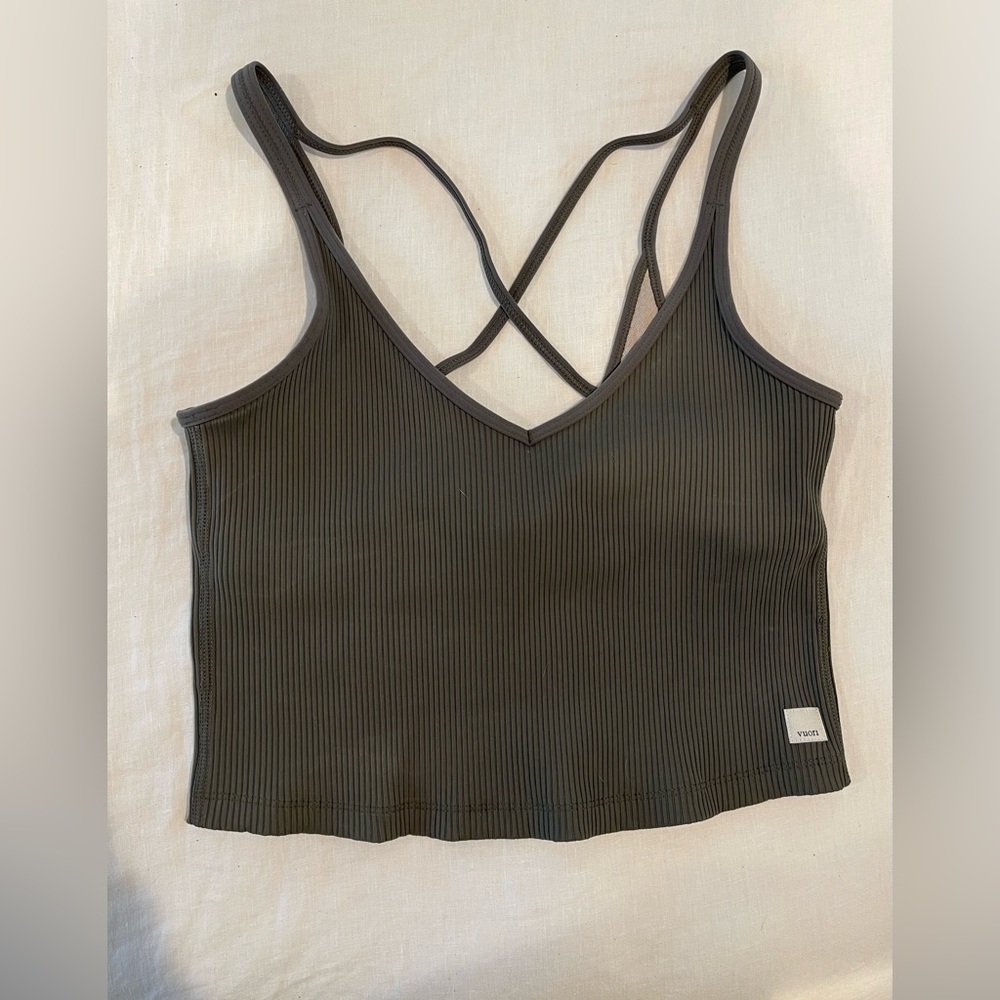 Vuori Rib Crop Tank Top